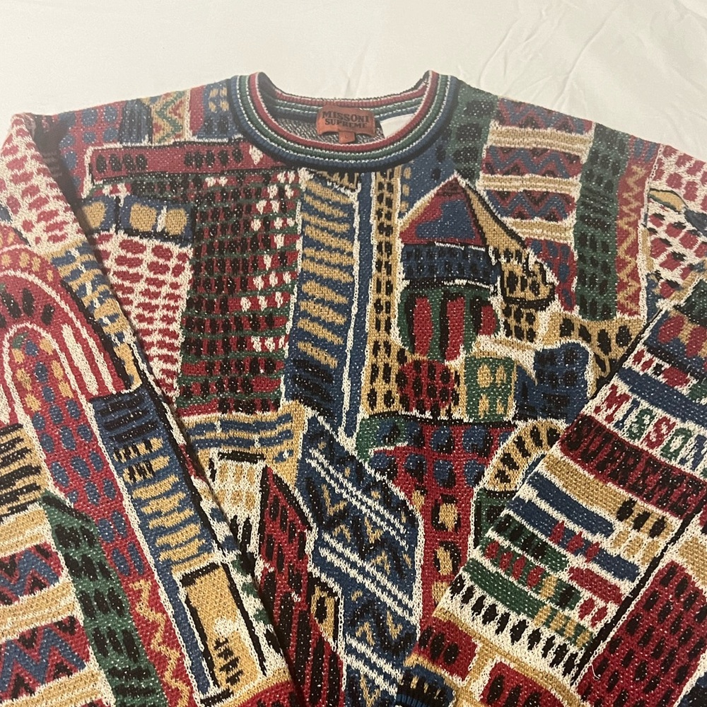 Supreme L multi color sweater